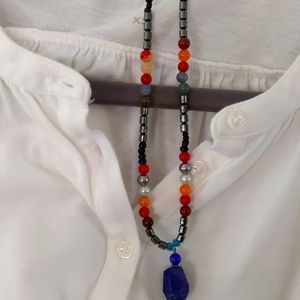 Muti-Colored Beaded Necklace